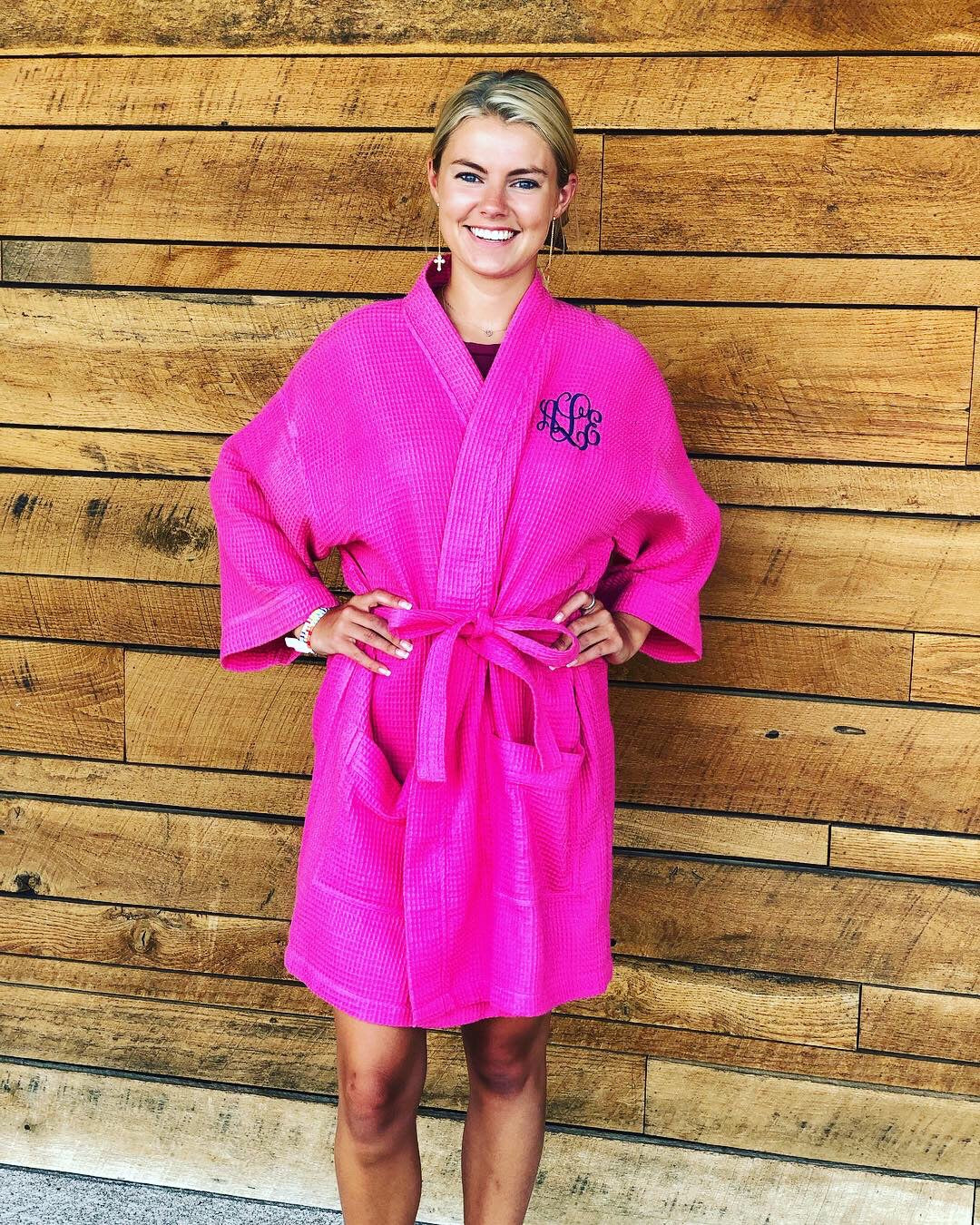 Organic Waffle Robe - Charcoal · Under The Canopy